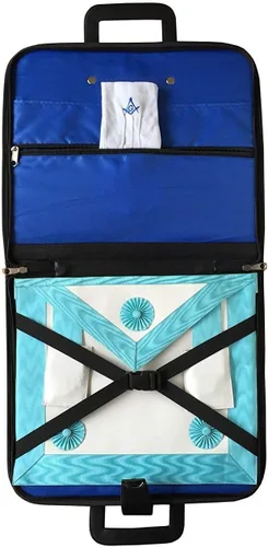 Miniatura 2 de Bricks Masons Masonic Royal Arch MMWM y Provincial - Funda para delantal de vestido completo MMWM, Rojo