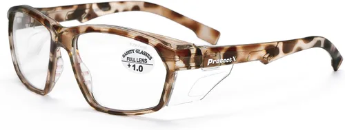 Miniatura 18 de ProtectX Lentes de lectura elegantes para mujeres y hombres, antivaho y antiarañazos, protección UV, gafas de seguridad antiimpactos