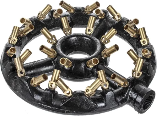 Miniatura 5 de Puntas de quemador de chorro de gas propano – 6 boquillas de repuesto para quemador de gas propano – Compatible con quemador de hierro fundido horno