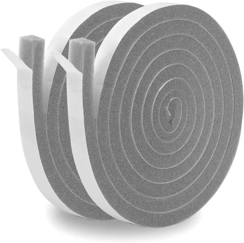 Burlete adhesivo para puertas y ventanas, cinta de espuma gruesa insonorizante, cinta adhesiva de sellado para ventana del hogar, ventana, puerta,