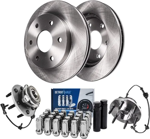 Miniatura 22 de Detroit Axle - Kit de frenos para Mazda CX-5 2019-2024, rotores de freno de disco pastillas de freno de cerámica con herrajes 2020 2021 2022 2023