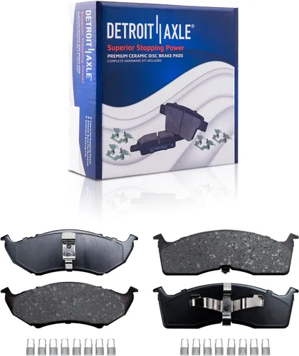Miniatura 54 de Detroit Axle - Pastillas de Freno Delantero para Mercedes- Benz C230 C250 C300 SLK250, Pastillas de Freno Cerámica w/Reemplazo de Hardware