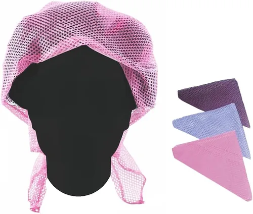 Tredoni Red triangular de ajuste de cabello de 47 x 33 pulgadas, resistente al calor, universal, soporte para rollos de rizador, red de secado,