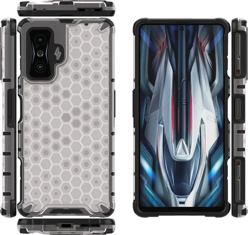 Miniatura 56 de Funda para Xiaomi Poco M5s 4G, Funda para Redmi Note 10 4G / Note 10S 4G / Note 11 SE (India) Case Case 2 en 1 Funda para teléfono Blanco