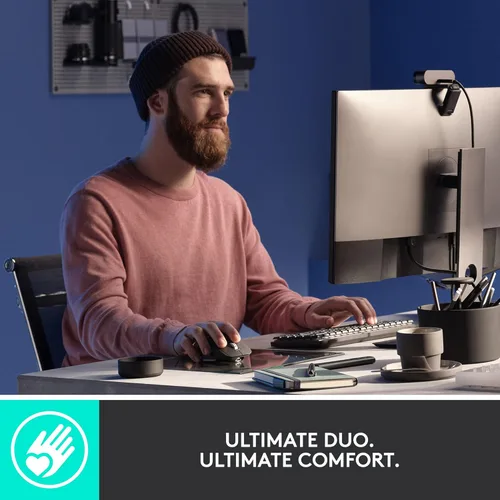 Miniatura 4 de Logitech MX Teclado inalámbrico iluminado mecánico de tamaño completo, lineal y MX Master 3S Performance Wireless Bluetooth Mouse Bundle, macOS
