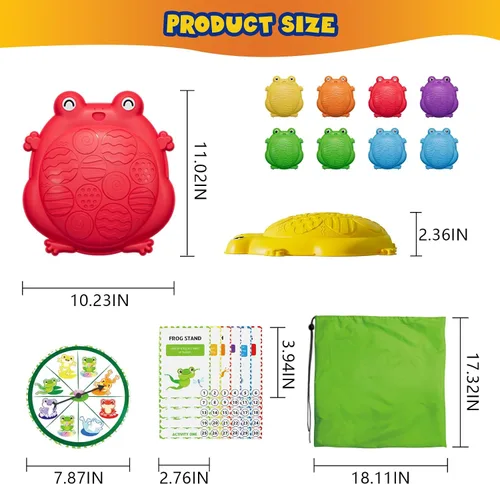 Miniatura 7 de HYES Escalones para niños, 8 piezas de piedras de equilibrio antideslizantes para niños pequeños de 1 a 3 años, juguetes sensoriales para cursos