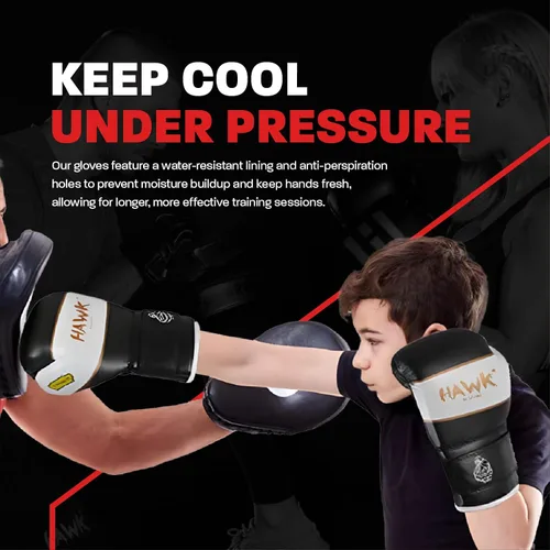 Miniatura 5 de Kids Boxing Gloves for Kids Children Youth Punching Bag Kickboxing Muay Thai Mitts MMA Training Sparring Gloves