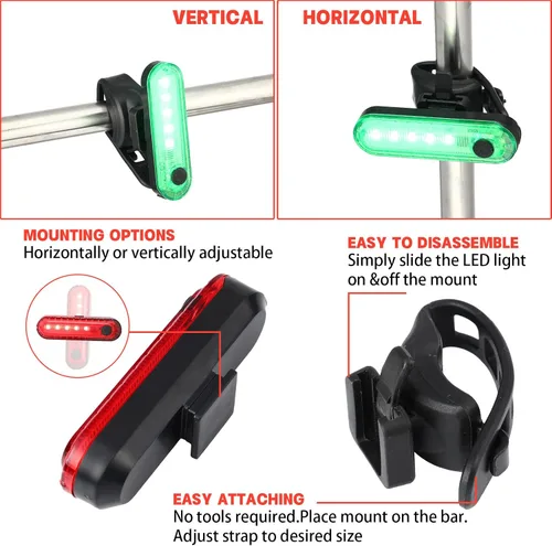 Miniatura 5 de Treela 12 luces de navegación para barco a batería, luces de kayak con pilas para barco operado por la noche, barcos de seguridad para pontón, bote