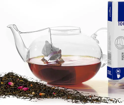 Miniatura 4 de Finum Tea Click - Clip de acero inoxidable para filtros de bolsa de té