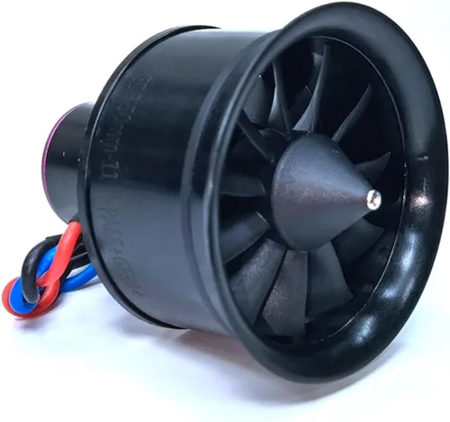 Miniatura 18 de EDF 1.969 in 4S 4300KV 16.8V 11 aspas con 40A ESC, ventilador eléctrico con controlador de velocidad electrónico, motor de chorro RC, motor sin