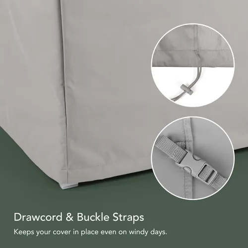 Miniatura 6 de Covermates Ultima - Funda para parrilla resistente para todo tipo de clima, con poliéster 600D, correas de hebilla ajustables, asas reforzadas