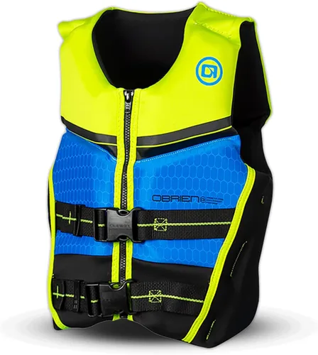 O'Brien V-Back Neoprene Life Jacket USCG Approved Child, Youth and Teen for Lake, River, PWC, Wakeboard Lima