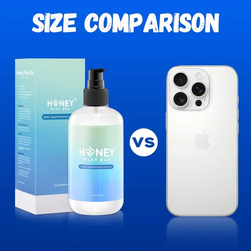 Miniatura 6 de Lubricante personal a base de agua (8 onzas líquidas) para hombres, mujeres y parejas, apto para juguetes, sin sabor, antiadherente, fácil