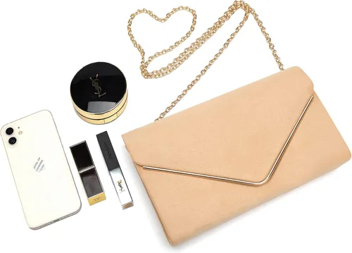 Miniatura 5 de MYLONI Bolsos de noche de gamuza sintética para mujer, bolsos de mano para mujer, bolsos de cóctel, graduación, boda, fiesta