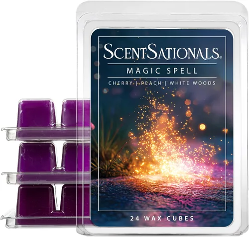 Miniatura 6 de Scentsationals Dream Cloud - Cera perfumada para derretir - Jazmín, orquídea vainilla y ámbar, 10 onzas (24 cubos)