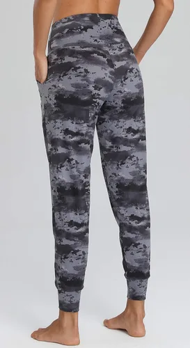 Miniatura 115 de Oalka - Pantalones deportivos para mujer, con cintura alta y bolsillos, para hacer deporte, yoga y entrenar