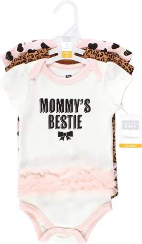 Miniatura 312 de Hudson Baby baby-girls Cotton Bodysuits 3-pack