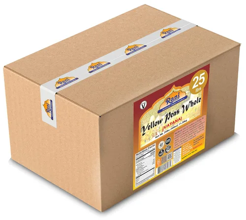 Miniatura 6 de Rani - Guisantes amarillos enteros, secos (Vatana, Matar) 400 onzas (25 libras) 11,36 kg Caja a granel ~ Todo natural Vegano Apto para gluten