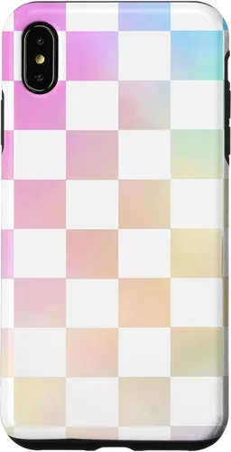Miniatura 11 de Pastel Rainbow Checkerboard Checker Checked Pattern Case for iPhone 17