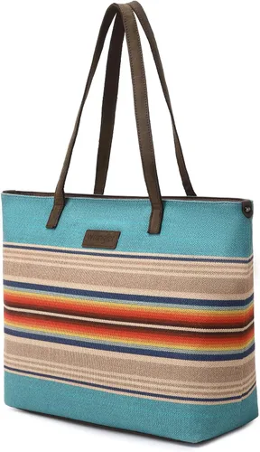 Miniatura 4 de Montana West Wrangler - Bolso de mano para mujer, de lona, bolso azteca