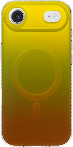 Miniatura 73 de Funda degradada para iPhone 14 Pro - Diseño multicolor degradado naranja y amarillo, resistente a los impactos y con imanes