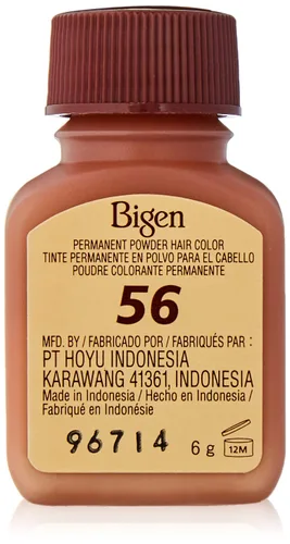 Miniatura 39 de Bigen - Tinte permanente en polvo, marrón medio intenso #56, 0.21 onzas (paquete de 3 unidades)