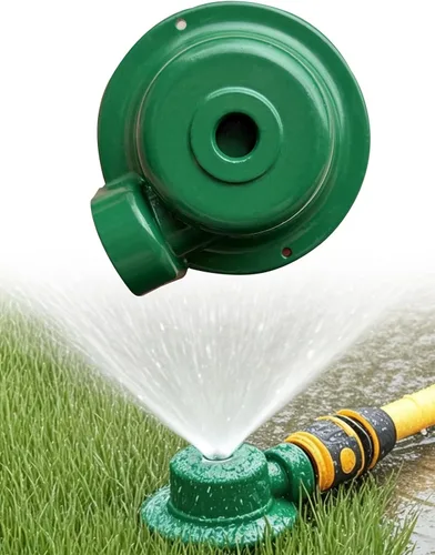 Rociadores de riego, rociador de metal para patio y jardín, sistema de riego de agua resistente de 360 grados para riego de áreas pequeñas a