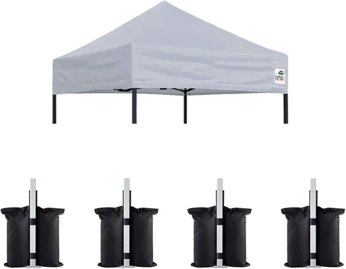 Eurmax USA toldo desplegable de repuesto, cubierta superior para tienda de campaña, armado instantáneo, solo la cubierta superior, 4 bolsas con peso