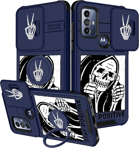 Miniatura 118 de Funermei Funda para Moto G Play 4G 2024 – Funda para teléfono para mujeres y niñas, diseño único de gato y libros, diseño único con funda