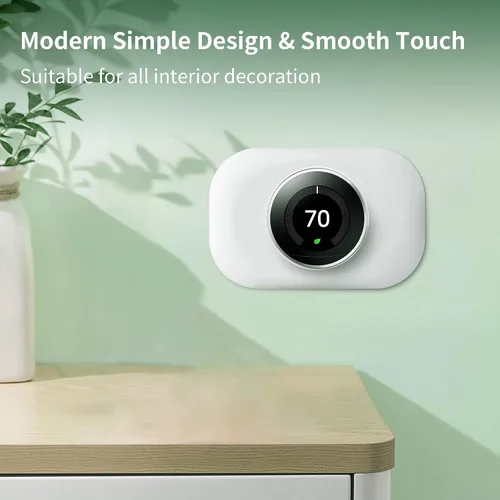 Miniatura 4 de Compatible con cubierta de placa de pared Google Thermostat 1ª/2ª/3ª - Kit de acabado de termostato Petrichor Nest, hecho para termostato Google