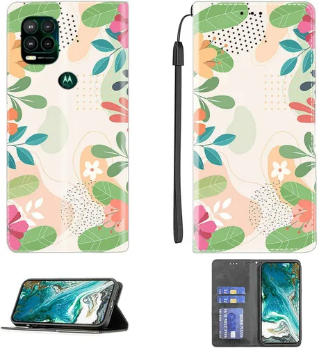 Miniatura 490 de Funda para Moto One Zoom compatible con Motorola One Zoom Phone Case Flip Stand Cover Magnetic Close YHD