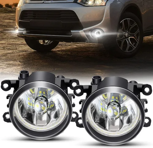 Miniatura 10 de Luces antiniebla con anillo de halo 2 en 1 para Honda 12-14 CR-V, 12-15 Pilot, 13-15 Accord Coupe, Crosstour, CR-Z, Acura 10-15 RDX, 13-14 ILX