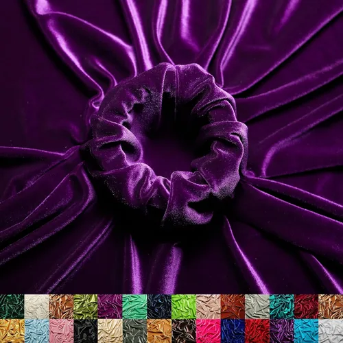Miniatura 22 de Ice Fabrics The Yard - Tela de terciopelo elástico elástico suave de 60 pulgadas de ancho para coser ropa, disfraces, manualidades, 90% poliéster
