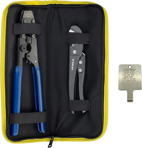 Miniatura 2 de EFIELD Tubo Pex-b de 1/2 pulgada y 200 pies, 2 x 100 pies, azul y rojo, accesorios Pex (15), herramienta de engarzado, abrazaderas y kit combinado