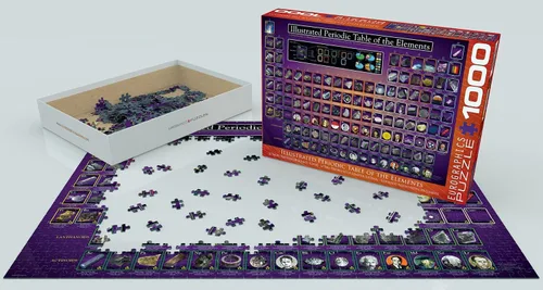 Miniatura 2 de EuroGraphics Tabla Periódica (Ilustrado) Rompecabezas de 1000 piezas