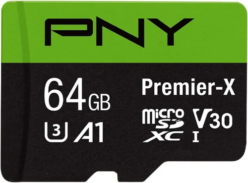 Miniatura 11 de PNY Tarjeta de memoria flash microSDXC Premier-X de 64 GB clase 10 U3 V30 5 unidades - 100MB/s, clase 10, U3, V30, A1, 4K UHD, Full HD, UHS-I, Micro