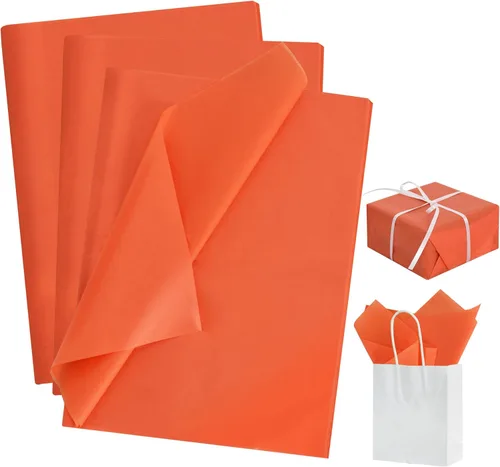 Miniatura 8 de BEISHIDA 100 hojas de papel de seda verde oliva a granel, papel de seda de envoltura para bolsas de regalo, papel de regalo de 14 x 20 pulgadas
