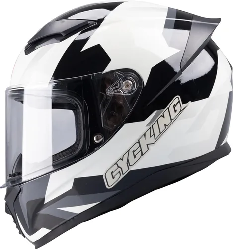 Miniatura 17 de Casco de motocicleta de cara completa, aprobado por DOT, casco de bicicleta de calle para adultos, hombres y mujeres, carcasa de ABS con visera