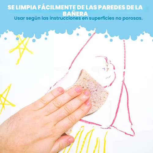 Miniatura 6 de Tub Works® Smooth™ - Crayones de baño de juguete de baño, paquete de 12 Crayones de baño no tóxicos y lavables para niños pequeños y niños
