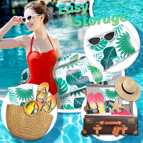 Miniatura 5 de 2 paquetes de flotadores inflables para piscina para adultos, sillas flotantes 4 en 1, accesorios inflables para piscina, fideos, juguetes