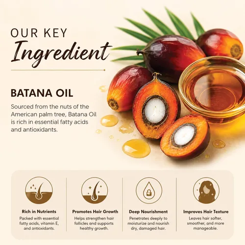 Miniatura 4 de Aceite puro de batana para el crecimiento del cabello por el Dr. Sebi procedente de Honduras Promueve un cabello más grueso, brillante, más fuerte