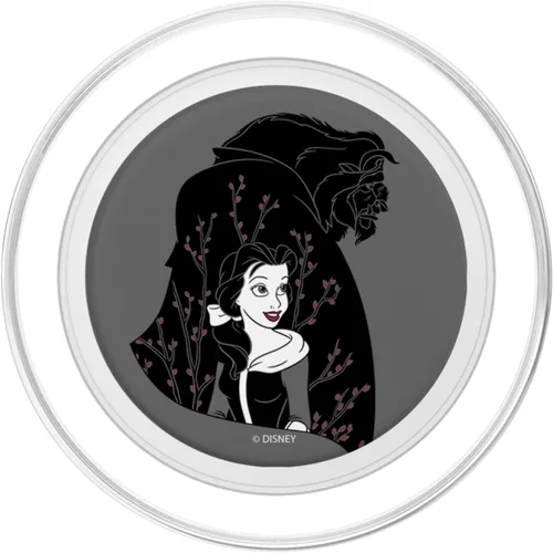 Miniatura 2 de Disney Beauty And The Beast Belle And Beast - Retrato floral PopSockets MagSafe PopGrip para iPhone