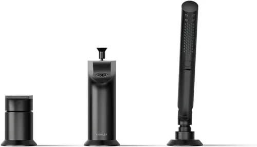 Miniatura 6 de Kohler K-97070-4-BL Hint® Grifo de baño con ducha de mano, negro mate