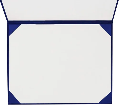 Miniatura 4 de GraduationMall Cubierta impresa para diploma para certificado 8.5 x 11 pulgadas, real, paquete de 1