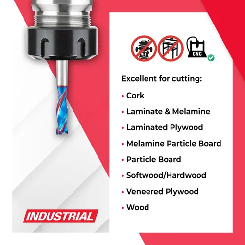 Miniatura 3 de Amana Tool - 46021-K CNC de carburo sólido Spektra Extreme Tool Life Coated Mortse Compressio
