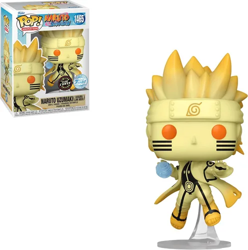 Miniatura 5 de Funko Pop! Animación: Naruto Shippuden - Naruto Uzumaki en modo enlace Kurama con resplandor Rasengan Edición especial de persecución exclusiva