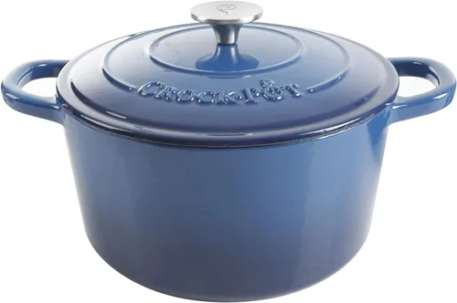 Miniatura 33 de Crock-Pot Artisan - Cacerola redonda esmaltada de hierro fundido estilo horno holandés, 3 cuartos de galón, verde pistacho