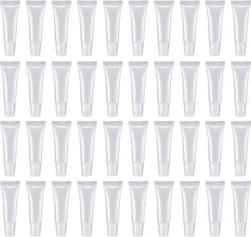 HRLORKC 110 tubos vacíos de 0.3 fl oz para brillo labial, contenedores para bálsamo labial cosmético 200 piezas/0.3 fl oz