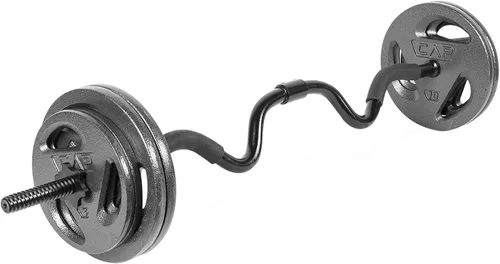 Miniatura 8 de CAP Barbell RB-48T2B Super Curl Bar, Negro, 48