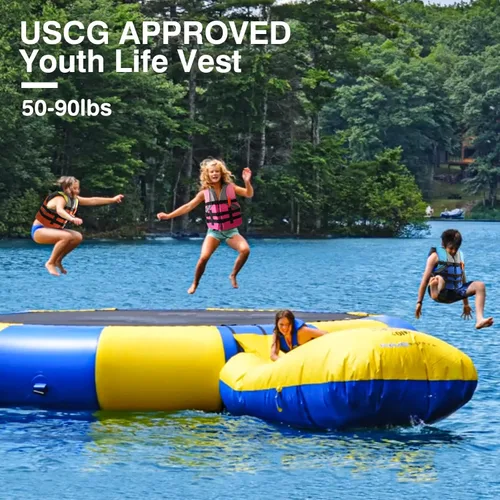 Miniatura 8 de Leader Accessories Chaleco salvavidas aprobado por USCG para jóvenes, chaleco para navegación